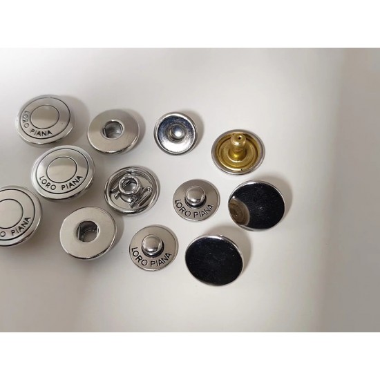 Loro Piana snaps No.1, 5pc/lot, 15mm, 17mm