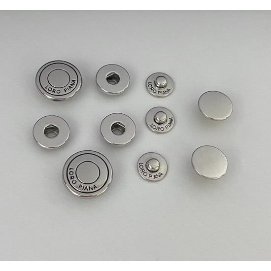Loro Piana snaps No.1, 5pc/lot, 15mm, 17mm