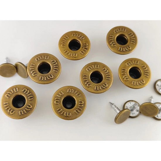 Miumiu shank button No.1, 5pc/lot, 17mm