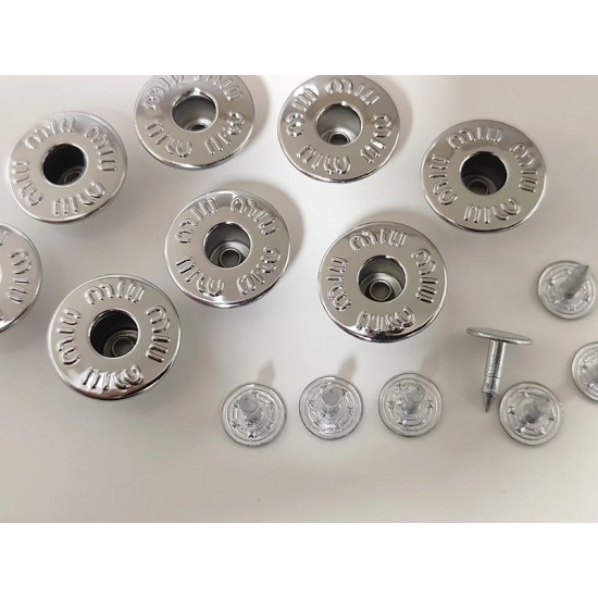 Miumiu shank button No.1, 5pc/lot, 17mm