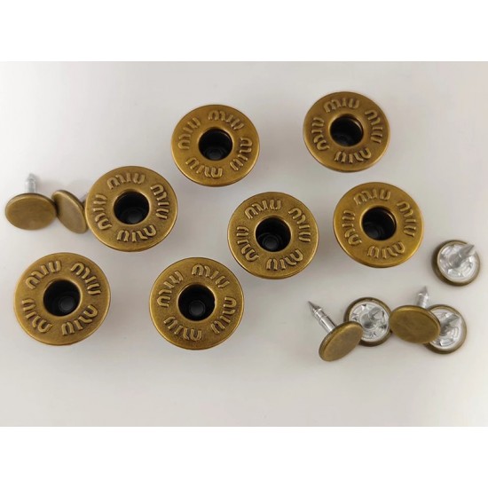Miumiu shank button No.1, 5pc/lot, 17mm