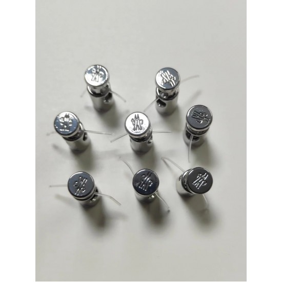 Moncler drawstring adjuster No.1, 2pc/lot, 23mm x 8mm