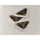 Prada nameplate No.1, 2pc/lot
