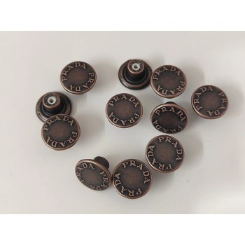 Prada shank button No.1, 5pc/lot, 14mm
