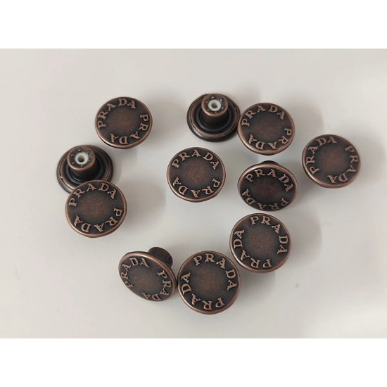 Prada shank button No.1, 5pc/lot, 14mm
