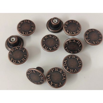 Prada shank button No.1, 5pc/lot, 14mm