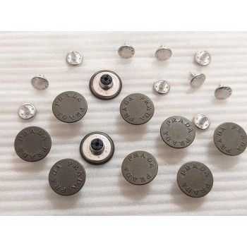 Prada shank button No.2, 5pc/lot, 17mm, 20mm