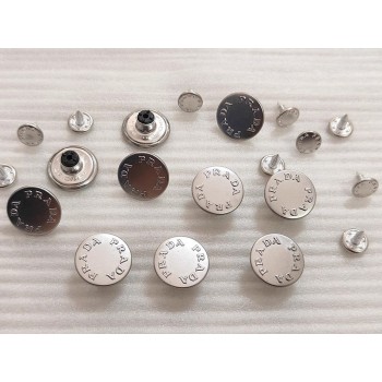 Prada shank button No.2, 5pc/lot, 17mm, 20mm