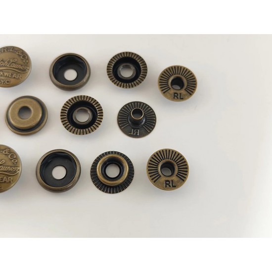 Ralph Laurent snaps No.4, 5pc/lot, 15mm