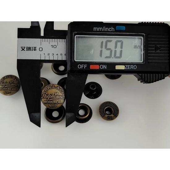 Ralph Laurent snaps No.4, 5pc/lot, 15mm
