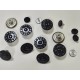 Stone Island shank button No.1, 5pc/lot, 17mm