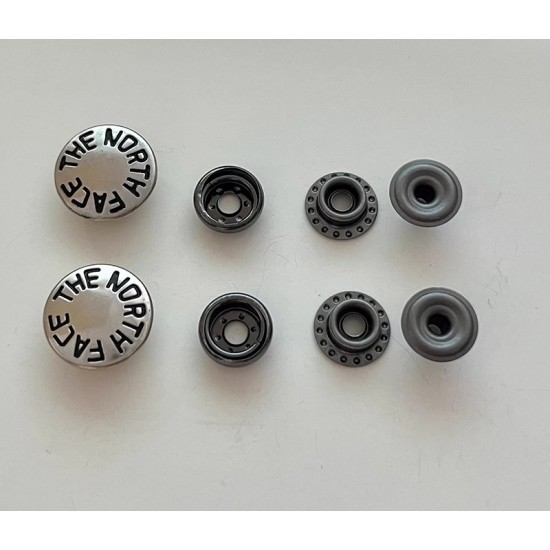 The North Face snaps No.1, 5pc/lot, 15mm