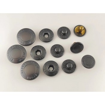 Zegna snaps No.1, 5pc/lot, 15mm