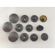 Zegna snaps No.1, 5pc/lot, 15mm
