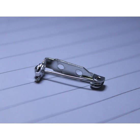 25 PCS Silver Tone Brooch Pin Backs Bar Pin Backs, leather craft supplies 25 PCS Silver Tone Brooch Pin Backs Bar Pin Backs, leather craft supplies