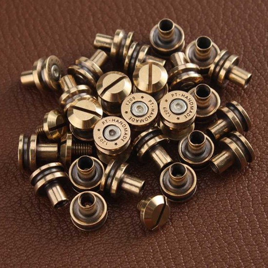 Solid brass bullet shell Chicago screw 10pc/lot