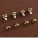 Solid brass bullet shell Chicago screw 10pc/lot