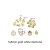 5x6mm-gold-white diamond 