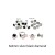 6x6mm-silver-black diamond 