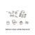 6x6mm-silver-white diamond 