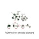 Colorful glass rivet, 100pc/lot