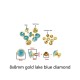 Colorful glass rivet, 100pc/lot