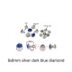 Colorful glass rivet, 100pc/lot