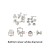 8x8mm-silver-white diamond 