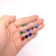 Colorful glass rivet, 100pc/lot