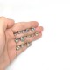 Colorful glass rivet, 100pc/lot