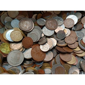 Selected real coins, 0.5KG/lot