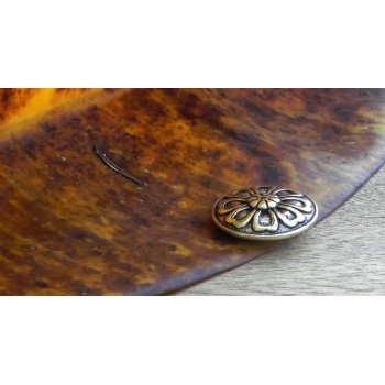 Concho button -copper flower button- wallet Accessory - Key Hook- Leathercraft Supplies- Leather craft Ornament Concho button -copper flower button- wallet Accessory - Key Hook- Leathercraft Supplies- Leather craft Ornament