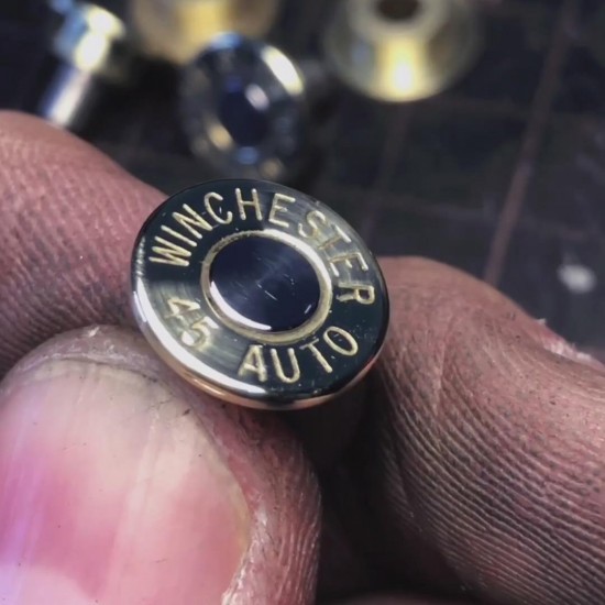 Handmade real bullet shell chicago screw 3pc/lot