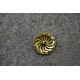 Leather ornament concho, wallet concho, bag concho, leathercraft supplies, leather hardware