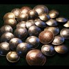 Handmade real coin concho buttons 10pc/lot