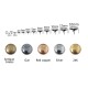 Round plain surface claw nail, 100pc/lot