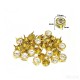 Round zircon‌ claw nail, 100pc/lot