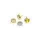 Round zircon‌ claw nail, 100pc/lot