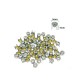 Round zircon‌ claw nail, 100pc/lot