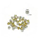 Round zircon‌ claw nail, 100pc/lot