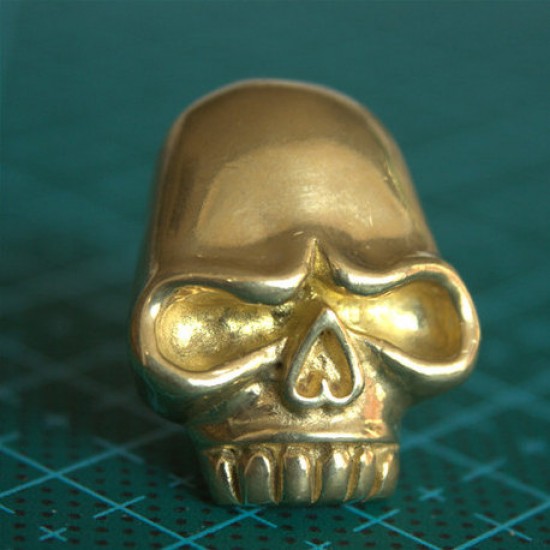 Copper Skull button- wallet Accessory - Key Hook- Leathercraft Supplies- Leather craft Ornament Copper Skull button- wallet Accessory - Key Hook- Leathercraft Supplies- Leather craft Ornament
