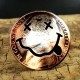Free shipping Emotion smile face concho