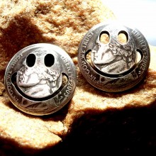 Free shipping Emotion smile face concho