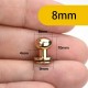 Solid brass stud, with screw, 4 colours, 30pc/lot