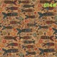 Cork fabric, soft lumber fabric, stiffener