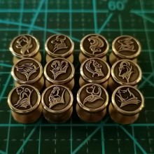 Custom made Chicago screws, 12pc/lot