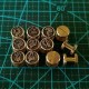Custom made Chicago screws, 12pc/lot