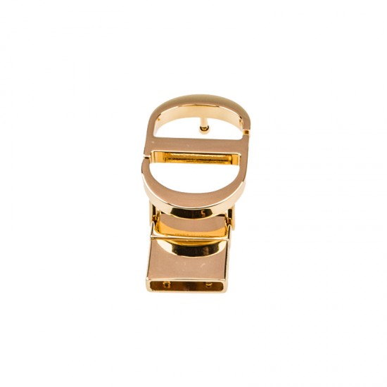High quality solid brass 21mm Christian Dior women waist belt buckle