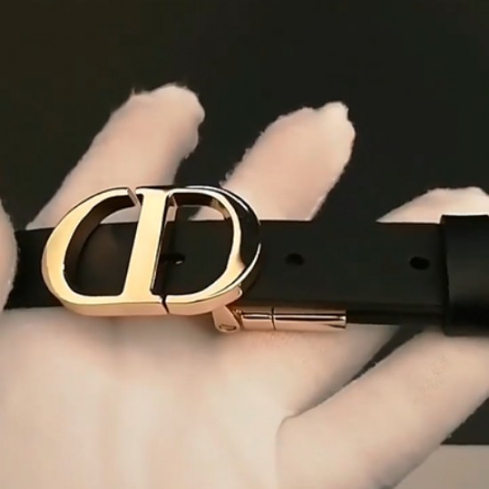 High quality solid brass 21mm Christian Dior women waist belt buckle