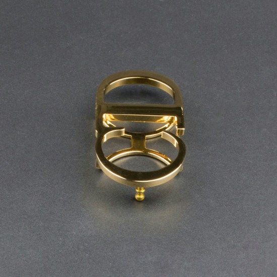 High quality solid brass 35mm Christian Dior waist belt buckle No.1